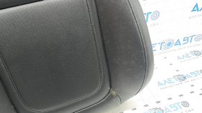 Hyundai Tucson 22-24 passenger seat back upholstery, black leather, perforated, heated, cleanable