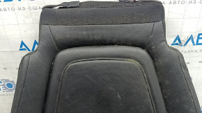 Hyundai Tucson 22-24 passenger seat cushion upholstery, black leather, perforated, heated, cleanable