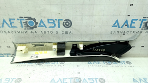 Upper right front pillar trim for Audi A6 C8 19-23 grey, cleaning