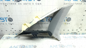 Left rear pillar trim in front of the window, Audi A6 C8 19-23, gray with black, dry-cleanable, scratches