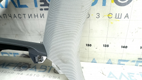 Left rear pillar trim in front of the window, Audi A6 C8 19-23, gray with black, dry-cleanable, scratches