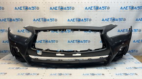 Bare front bumper Infiniti Q50 18-24 for parking sensors