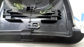 Nissan Ariya 23-25 interior mirror cover assembly, black, 2 parts, tears, broken mount