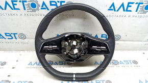 Nissan Ariya 23-25 black leather heated steering wheel without autopilot, dented, scratches