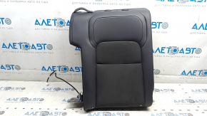 Right rear seat backrest for Nissan Ariya 23-25, black leatherette, heated, burn-resistant