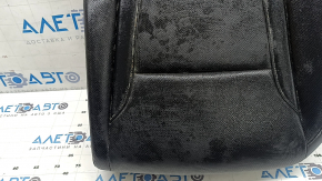 Rear seat cushion, 2nd row, left, Hyundai Tucson 2022-2024, black leather, perforated, dry-cleanable