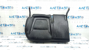 Rear seat backrest, 2nd row, left, Hyundai Tucson 22-24, black leather, perforated, dry-cleanable, wrinkled