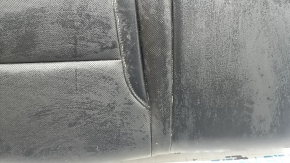 Rear seat backrest, 2nd row, left, Hyundai Tucson 22-24, black leather, perforated, dry-cleanable, wrinkled