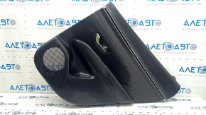Door trim panel, rear right, Hyundai Tucson 22-24, black leather
