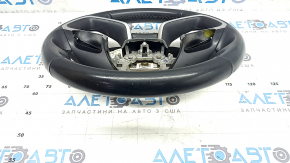 Hyundai Tucson 22-24 black leather steering wheel with buttons and overlays, USA