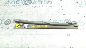 Front pillar trim, middle left, Audi A6 C8 19-21, light gray