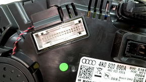 Audi A6 C8 instrument cluster 19-25 km/h, mph, 63k, broken mounts,