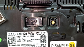 Audi A6 C8 instrument cluster 19-25 km/h, mph, 63k, broken mounts,