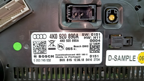 Audi A6 C8 instrument cluster 19-25 km/h, mph, 63k, broken mounts,