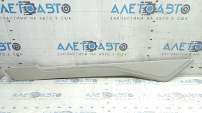 Right side trim panel for the center console of an Audi A6 C8 19-25, light gray, for cleaning