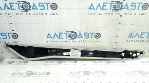 Right side trim panel for the center console of an Audi A6 C8 19-25, light gray, for cleaning