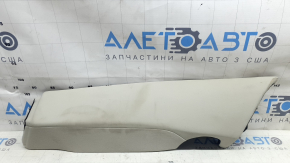 2nd row left side panel for Audi A6 C8 19-25, light gray leather, ready to clean