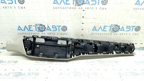 Right front panel trim for Audi A6 C8 19-24, dark gray, with trim, backlit, scratched