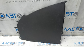 Left side center console trim for Toyota Prius 30 10-15, dark gray, scratches, dented