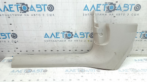 Inner front left door sill trim for Audi A6 C8 19-21, light gray, scratches, worn, needs cleaning