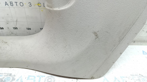 Inner front left door sill trim for Audi A6 C8 19-21, light gray, scratches, worn, needs cleaning