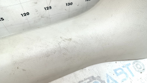 Inner front left door sill trim for Audi A6 C8 19-21, light gray, scratches, worn, needs cleaning