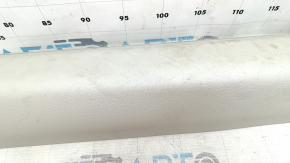 Inner front left door sill trim for Audi A6 C8 19-21, light gray, scratches, worn, needs cleaning