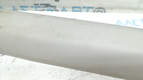 Inner front right door sill trim for Audi A6 C8 19-21, light gray, scratches, worn, needs cleaning