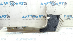 Inner front right door sill trim for Audi A6 C8 19-21, light gray, scratches, worn, needs cleaning