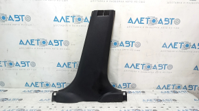 Lower right center pillar trim for Nissan Altima 13-18, black, scratches