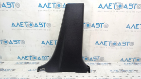 Nissan Sentra 13-19 lower right center pillar trim, black, scratches