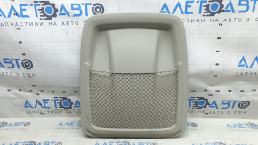 Rear passenger seat trim for Audi A6 C8 19-25, light gray, needs cleaning, broken fasteners