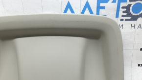 Rear passenger seat trim for Audi A6 C8 19-25, light gray, needs cleaning, broken fasteners