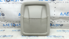 Rear driver's seat cover for Audi A6 C8 19-24, light gray, needs cleaning, broken fastener