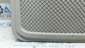 Rear driver's seat cover for Audi A6 C8 19-24, light gray, needs cleaning, broken fastener