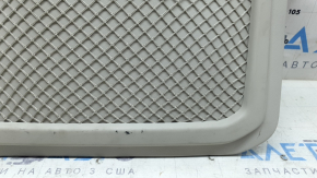 Rear driver's seat cover for Audi A6 C8 19-24, light gray, needs cleaning, broken fastener