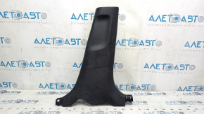 Nissan Sentra 20-24 black lower right center pillar trim, scratches
