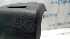 Rear center console trim for VW Jetta 19-24, black, under buttons, scratches