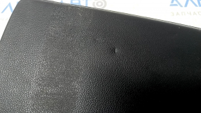 Armrest VW Jetta 19-21 black leather, black stitching, needs cleaning, dented
