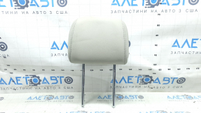 Driver's seat headrest for Audi A6 C8 19-25, light gray leather, ready to clean