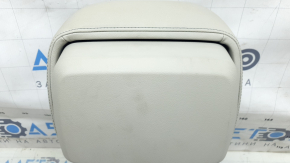 Driver's seat headrest for Audi A6 C8 19-25, light gray leather, ready to clean
