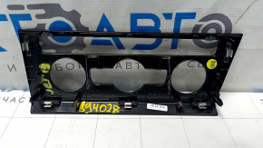 VW Jetta 19-21 heater control panel trim, gloss black, minor scratches