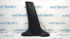 Nissan Maxima A36 16-23 black center pillar trim, lower left, scratches