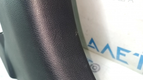 Nissan Maxima A36 16-23 black center pillar trim, lower left, scratches