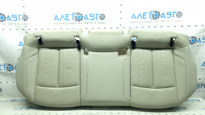 Rear seat cushion, 2nd row, Audi A6 C8 19-20, light gray leather, heated, for cleaning