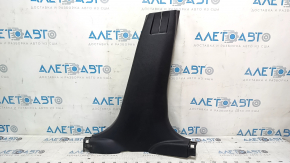 Nissan Maxima A36 16-23 black center pillar trim, scratches, dented