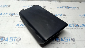 Tesla Model 3 18 center console armrest - black leather with white overlay