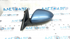 Left side mirror for VW Jetta 19-23, 5+2 pins, BSM, heated, blue