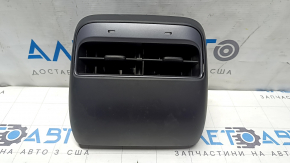 Tesla Model 3 18 Center Console Air Vent with Trim, Black, Scratched