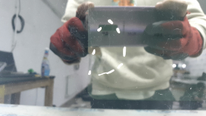 Audi A6 C8 rear panoramic glass with 19-24 scratches